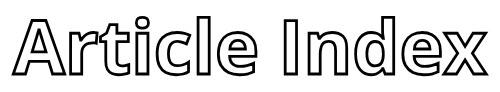 PoB-Article Index PoB-Article Index