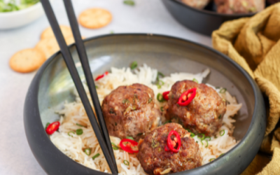 Quick Korean BBQ Meatballs