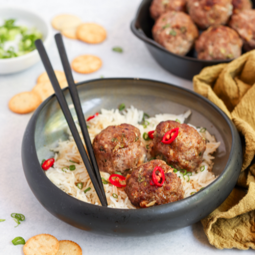 Quick Korean BBQ Meatballs