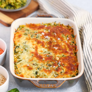Quinoa, Spinach & Lentil Casserole