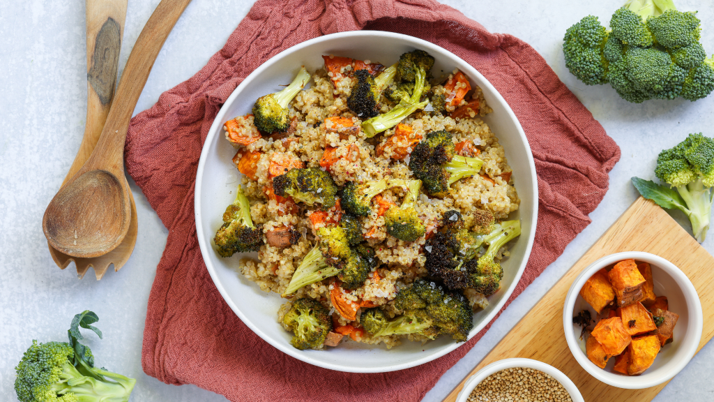 Pinch of Bites-Lemon Quinoa with Roasted Veggies (1)