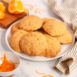Pinch of Bites-Vegan Orange Cookies