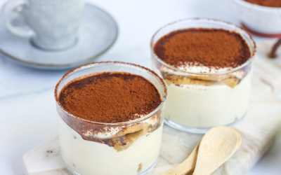 High Protein Tiramisu Parfait
