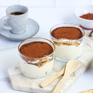 Pinch of Bites-high protein tiramisu parfait