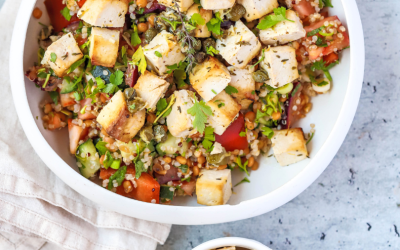 Herby Lemon Tofu Bowl